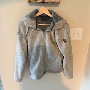 Free Country Gray Faux Fur Jacket